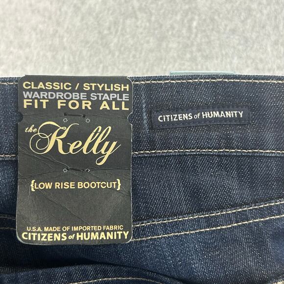 Citizens of Humanity Kelly Jeans Women 30 (32x35) Bootcut NEW Pacific Ocean Blue - Picture 5 of 16